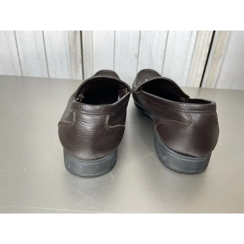 To Boot New York Adam Derrick HorseBit Loafer Brown Size 10.5 Leather